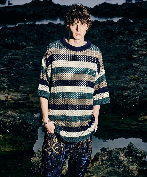 glamb　半袖ニット glamb 「glamb」 半袖ニット L レッド メンズ : ZOZOTOWN Yahoo