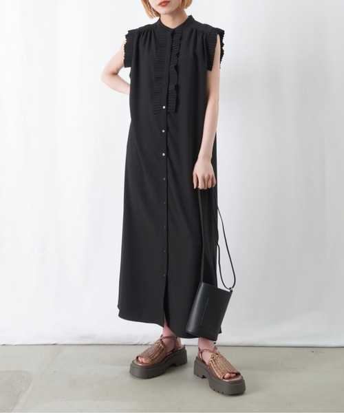 【新品タグ付き】LUCA/LADYLUCKLUCA 半袖ワンピース LC/LLL リネン半袖ワンピース（ワンピース）｜LUCA/LADY LUCK
