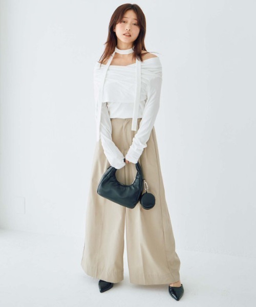 tシャツ タックドレープカットソー レディース archives tシャツ タックドレープオフショルTOPS レディース