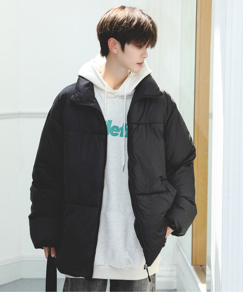 「neos」 中綿ブルゾン MEDIUM カーキ メンズ_画像2