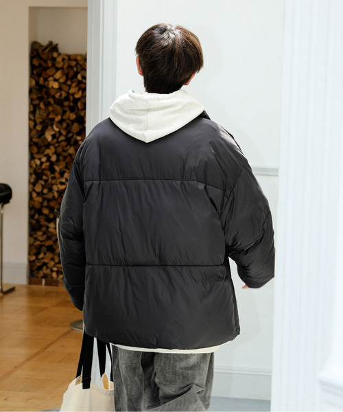 「neos」 中綿ブルゾン MEDIUM カーキ メンズ_画像4