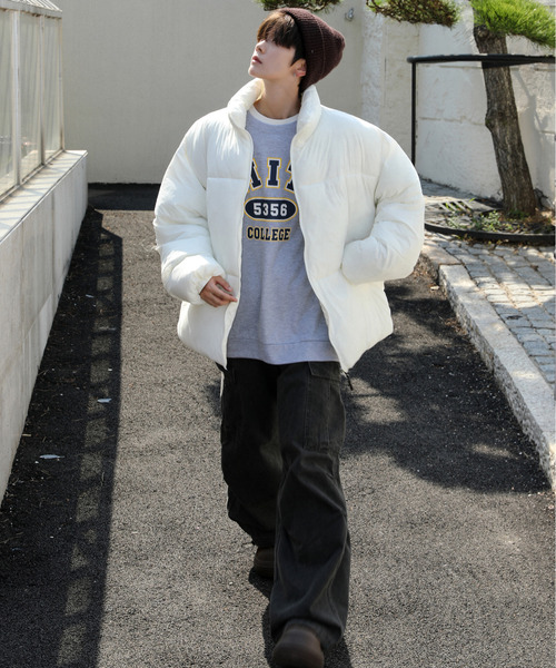 「neos」 中綿ブルゾン MEDIUM カーキ メンズ_画像7