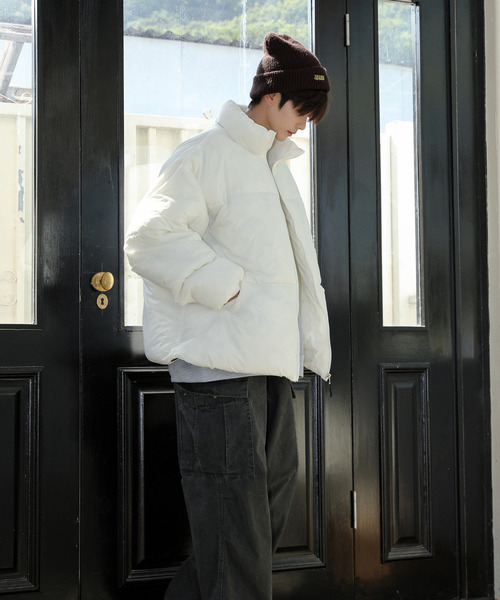 「neos」 中綿ブルゾン MEDIUM カーキ メンズ_画像8