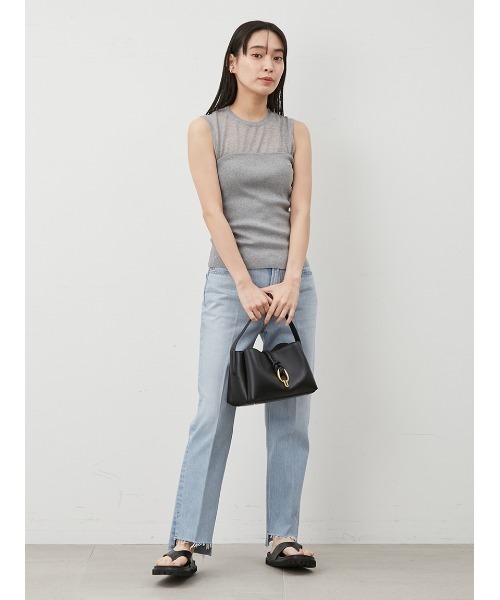 Mila Owen ハンドバッグ メタルモチーフワンハンドルバッグ