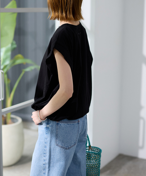 tシャツ ショルダータックTシャツ レディース セール】ショルダータックTシャツ レディース半袖（Tシャツ