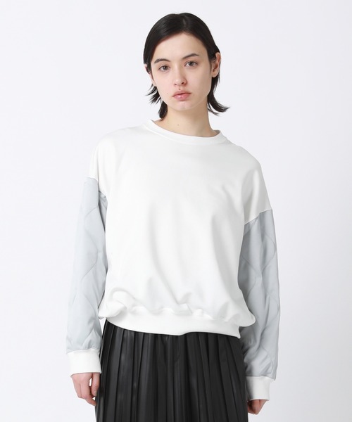 「ZUCCa」 スウェットカットソー M size ホワイト レディース
