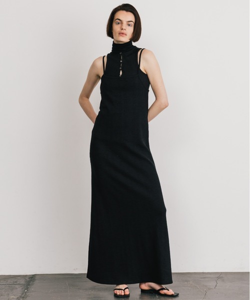 CREDONA（クレドナ） ワンピース SLAB RIB TANK SET DRESS/スラブリブ