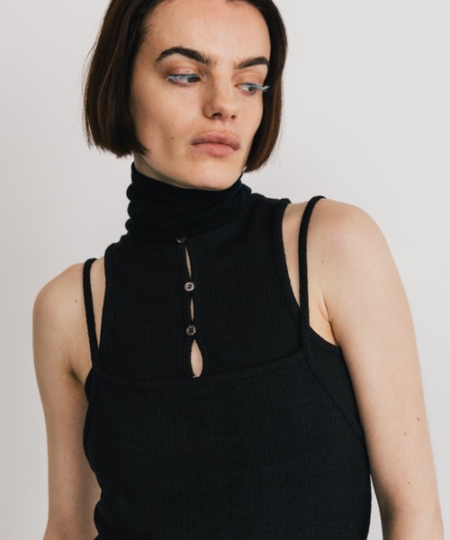 CREDONA（クレドナ） ワンピース SLAB RIB TANK SET DRESS/スラブリブ