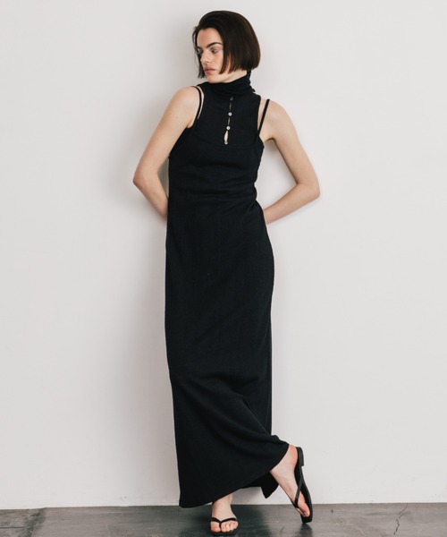 CREDONA（クレドナ） ワンピース SLAB RIB TANK SET DRESS/スラブリブ