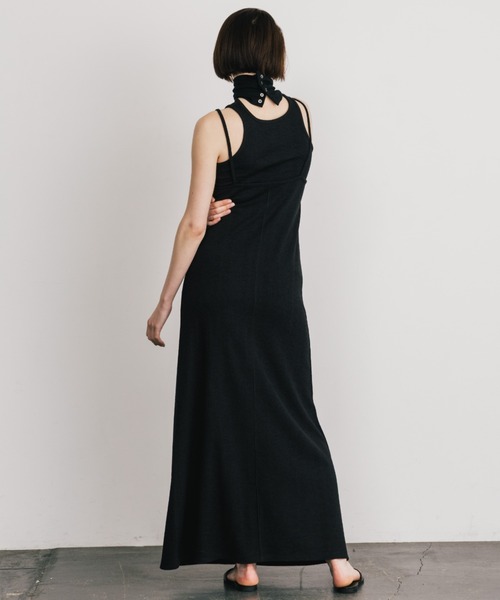 CREDONA（クレドナ） ワンピース SLAB RIB TANK SET DRESS/スラブリブ