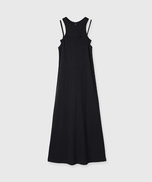 CREDONA（クレドナ） ワンピース SLAB RIB TANK SET DRESS/スラブリブ