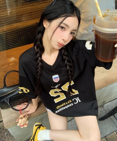 韓国 ユニセックス モード系 y2k 長袖 カットソー 楽天市場】y2k（カラーブラック）（トップス｜レディース
