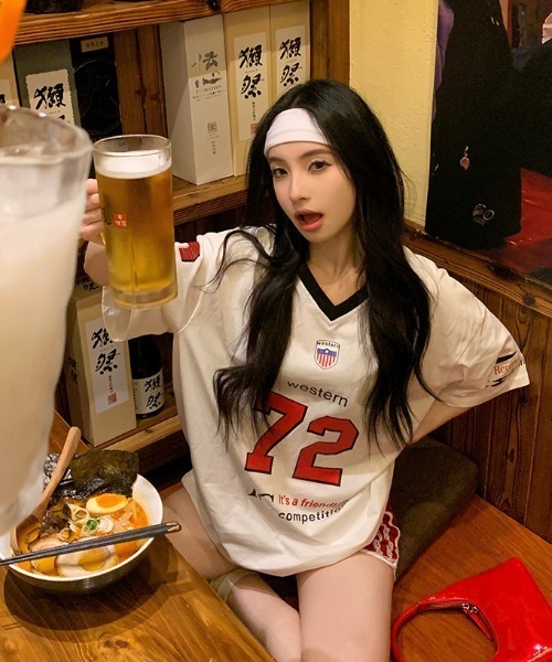 tシャツ ナンバリングユニフォーム レディース メンズ PUNYUS tシャツ ナンバリングユニフォームT レディース メンズ