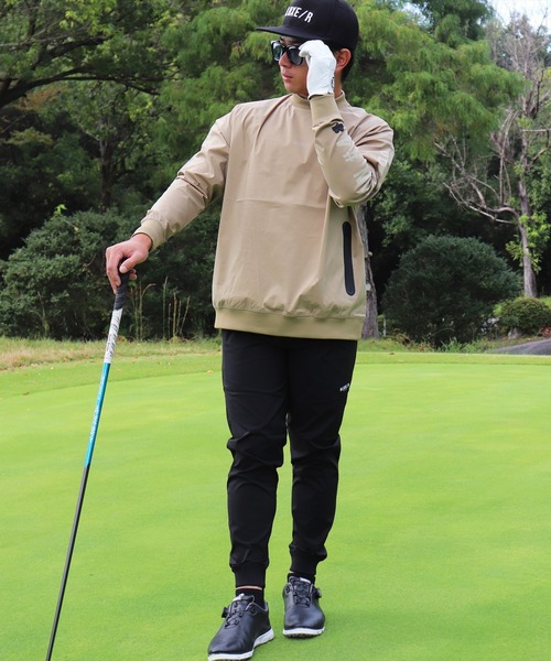 チノパン (RM)「LUXE/R GOLF」ストレッチ ブロード 防水 ファスナー