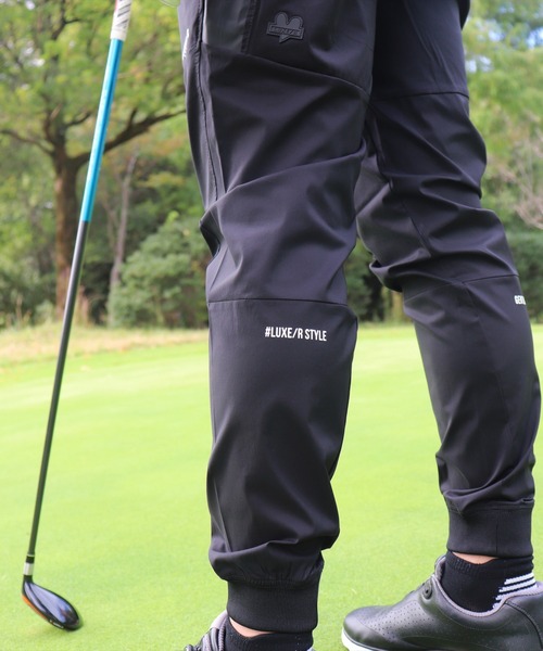 チノパン (RM)「LUXE/R GOLF」ストレッチ ブロード 防水 ファスナー