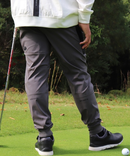 チノパン (RM)「LUXE/R GOLF」ストレッチ ブロード 防水 ファスナー
