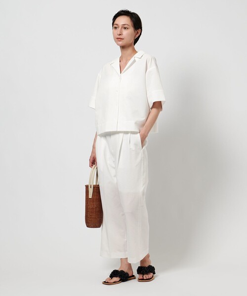 「UNITED ARROWS」 半袖ブラウス FREE オフホワイト レディース UNITED ARROWS 「UNITED ARROWS」 半袖ブラウス FREE ホワイト