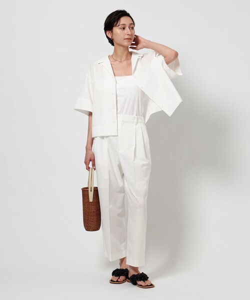 「UNITED ARROWS」 半袖ブラウス FREE ホワイト レディース UNITED ARROWS 「UNITED ARROWS」 半袖ブラウス FREE ホワイト