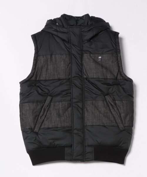大人気】G-Star RAW 中綿ベスト ロゴ 3171