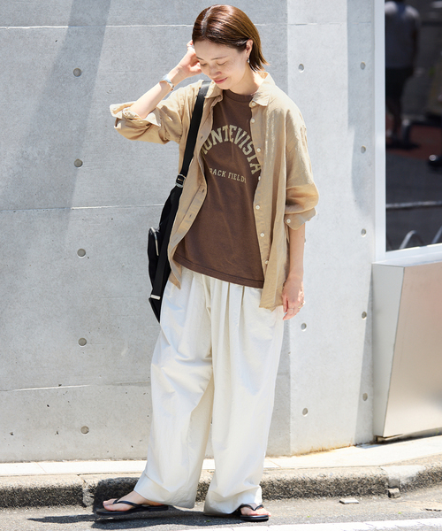 SLOBE IENA ブラウス シャツ 「追加」リネンコットンレギュラー