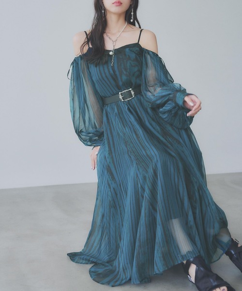 HARE ワンピース 「YUMA TAKAHASHI×HARE」オフショルキャミ