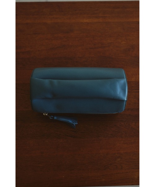 RIM.ARK クラッチバッグ パーティーバッグ Drum leather clutch bag 