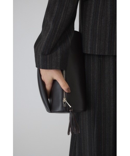 RIM.ARK クラッチバッグ パーティーバッグ Drum leather clutch bag 
