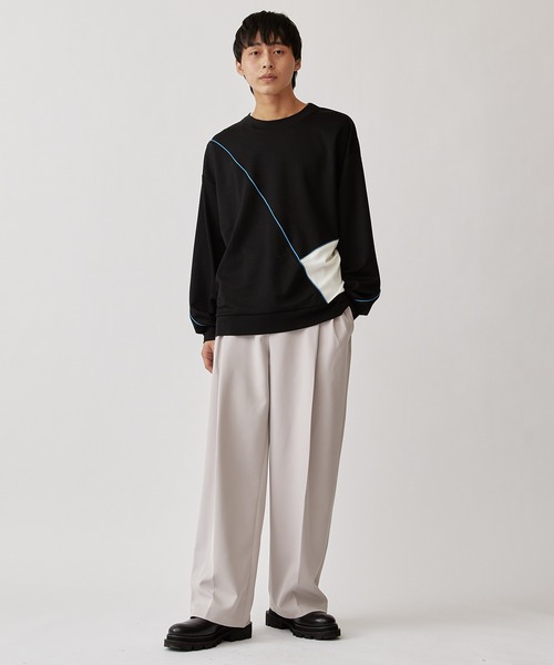 「Lui's」 長袖Tシャツ S ブラック メンズ