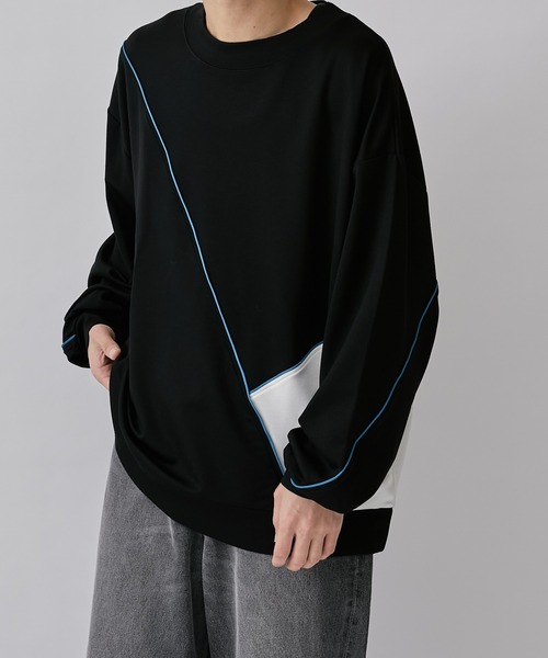 「Lui's」 長袖Tシャツ S ブラック メンズ