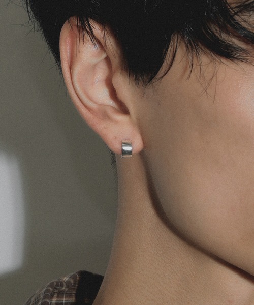 whoseA（フーシー） ピアス 「silver925」RollminiHoopPierce / ロール