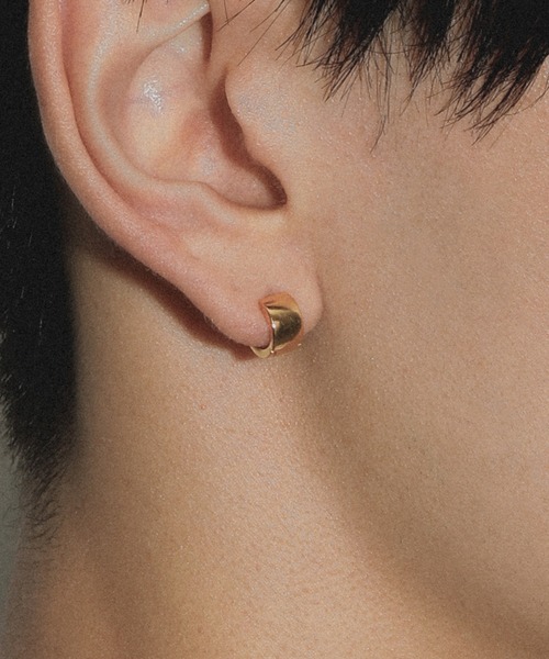 whoseA（フーシー） ピアス 「silver925」RollminiHoopPierce / ロール