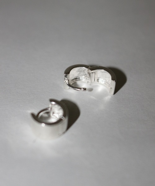 whoseA（フーシー） ピアス 「silver925」RollminiHoopPierce / ロール