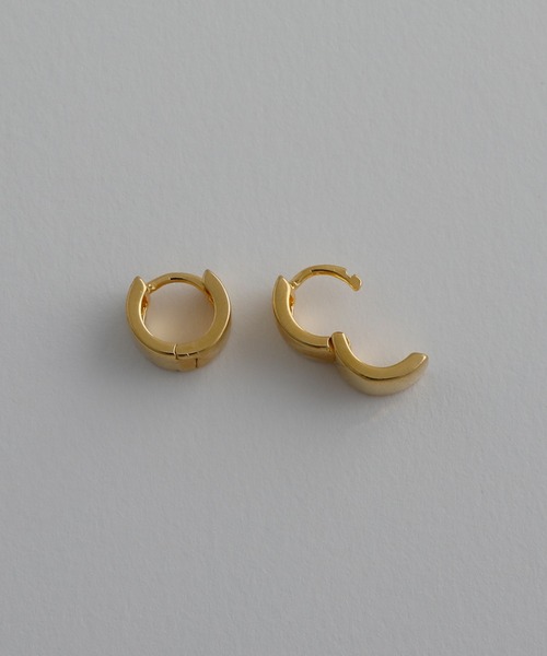 whoseA（フーシー） ピアス 「silver925」RollminiHoopPierce / ロール