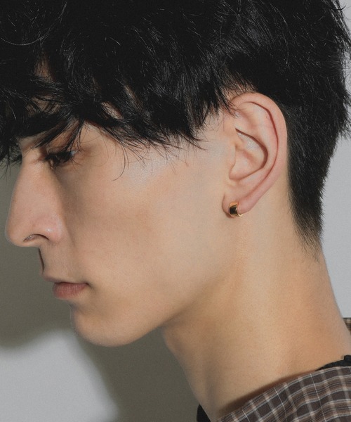 whoseA（フーシー） ピアス 「silver925」RollminiHoopPierce / ロール