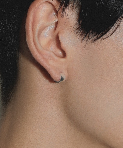 whoseA（フーシー） ピアス 「silver925」RollminiHoopPierce / ロール