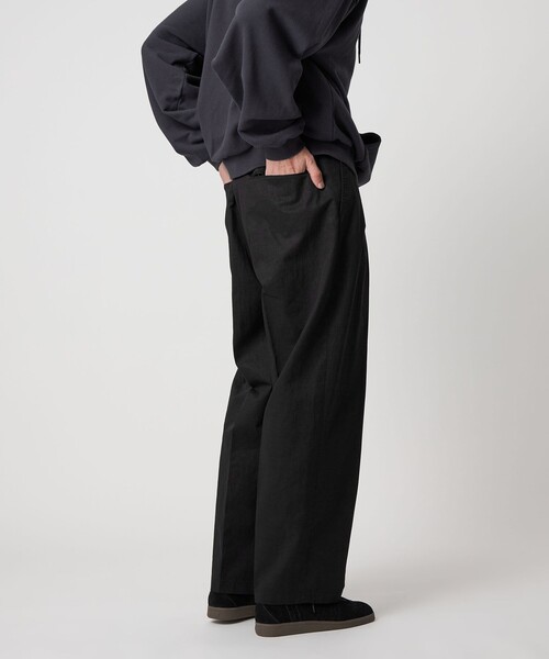 【極美品】Steven Alan ワイド リネン トラウザーズ パンツ S 極美品】Steven Alan ワイド リネン トラウザーズ パンツ S