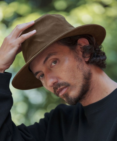 CAMBIO（カンビオ） 帽子 ハット mko13005-Synthetic Roughout Leather