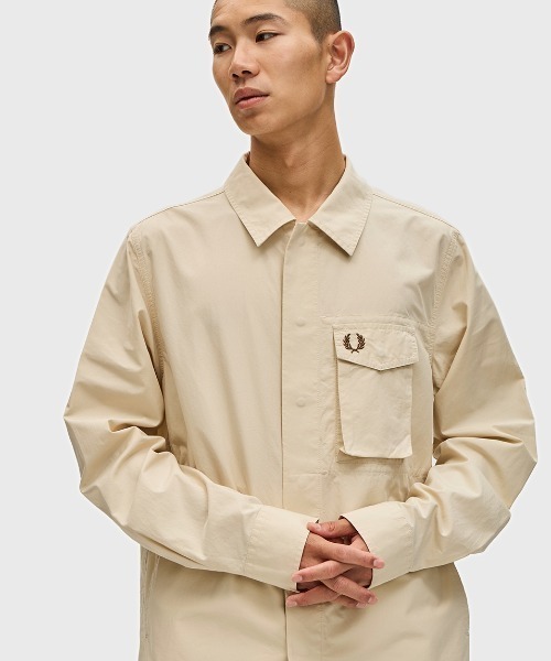 FRED PERRY（フレッドペリー） シャツ Poplin Overshirt／コットン