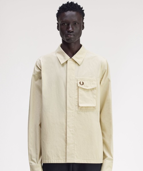FRED PERRY（フレッドペリー） シャツ Poplin Overshirt／コットン