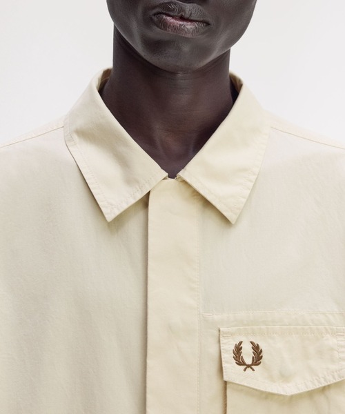 FRED PERRY（フレッドペリー） シャツ Poplin Overshirt／コットン