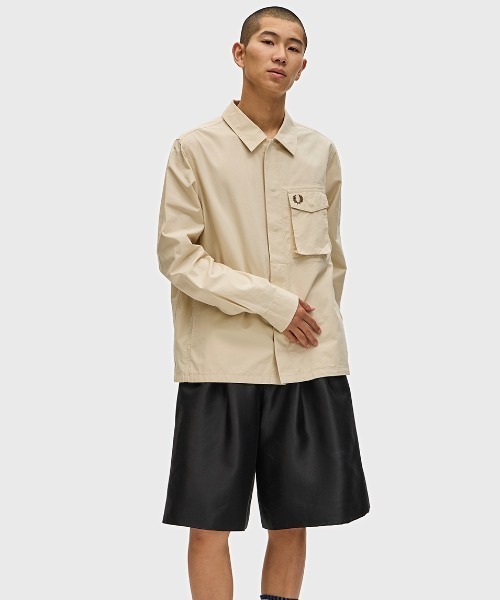 FRED PERRY（フレッドペリー） シャツ Poplin Overshirt／コットン