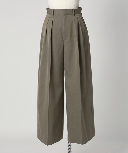 LOEFF（ロエフ） パンツ 「LOEFF」ウールギャバ バギー パンツ