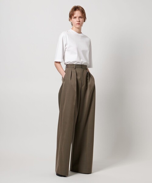 LOEFF（ロエフ） パンツ 「LOEFF」ウールギャバ バギー パンツ