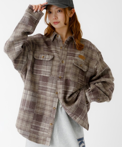 ブラウス シャツ 「PARROTT CANVAS/パロットキャンバス」 CPO SHIRT/パッチワークチェックシャツ/PC25212014/チェック