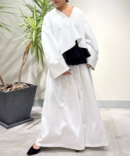 LE PHIL（ル フィル） ブラウス シャツ マルチギアバルーンブラウス