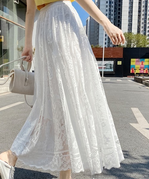 shoppinggo スカート レース スカート レディース かわいい Aライン