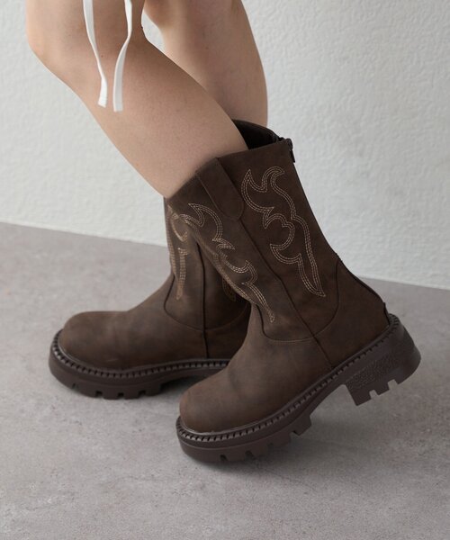 w closet（ダブルクローゼット） ブーツ 「25AW」ウエスタンブーツ