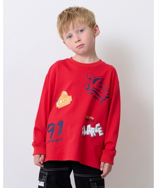 XLARGE KIDS（エクストララージ キッズ） tシャツ 総柄グラフィティ