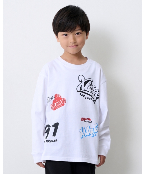 XLARGE KIDS（エクストララージ キッズ） tシャツ 総柄グラフィティ