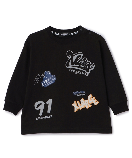 XLARGE KIDS（エクストララージ キッズ） tシャツ 総柄グラフィティ